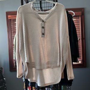 American Eagle Waffle Soft & Sexy Plush shirt - Size L
